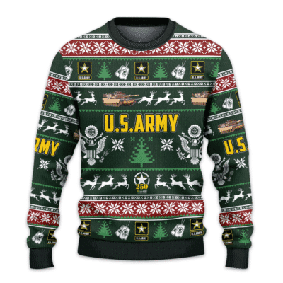 US ARMY 250th Years Of Service All-over Sweater