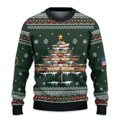 US ARMY 250th Years Of Service All-over Sweater