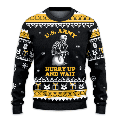 US ARMY 250th Years Of Service All-over Sweater