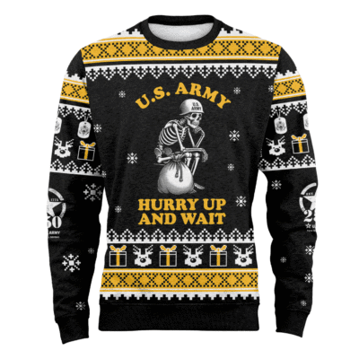 US ARMY 250th Years Of Service All-over Sweater