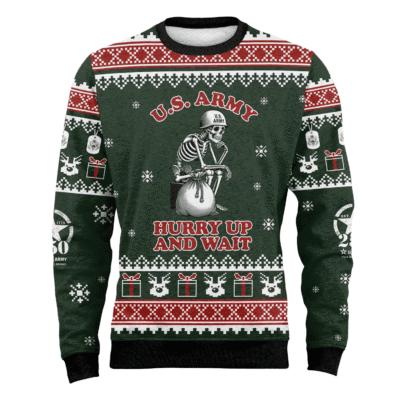US ARMY 250th Years Of Service All-over Sweater