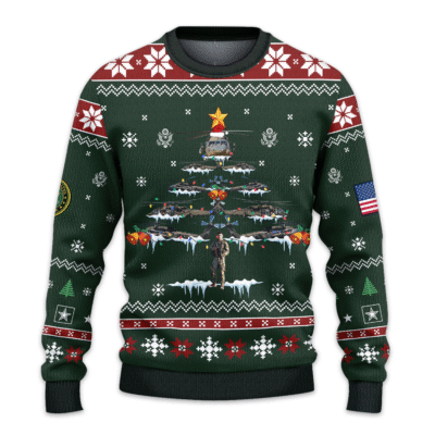 US ARMY 250th Years Of Service All-over Sweater