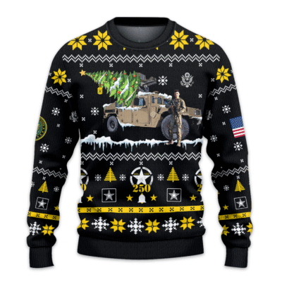 US ARMY 250th Years Of Service All-over Sweater