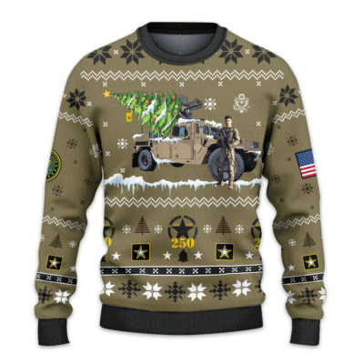 US ARMY 250th Years Of Service All-over Sweater