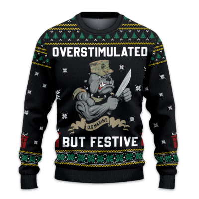US MARINES 250th Years Of Service All-over-print Sweater