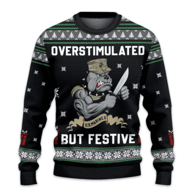 US MARINES 250th Years Of Service All-over-print Sweater