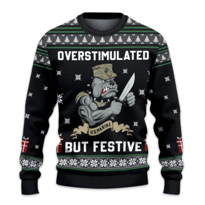 US MARINES 250th Years Of Service All-over-print Sweater