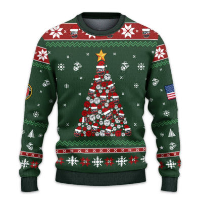 US MARINES 250th Years Of Service All-over-print Sweater