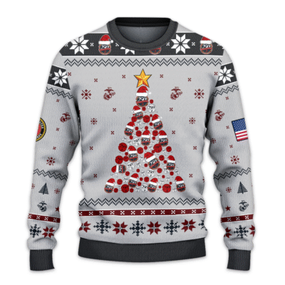 US MARINES 250th Years Of Service All-over-print Sweater