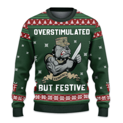 US MARINES 250th Years Of Service All-over-print Sweater