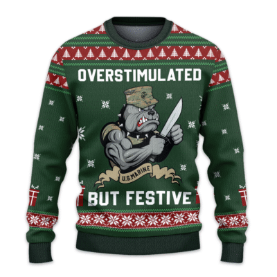 US MARINES 250th Years Of Service All-over-print Sweater