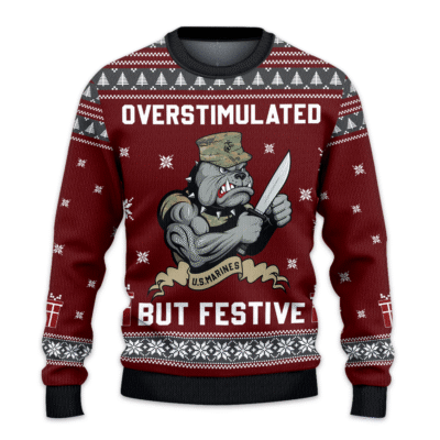 US MARINES 250th Years Of Service All-over-print Sweater