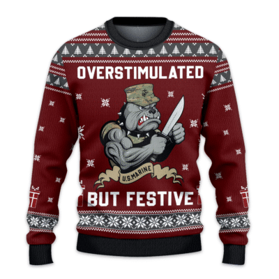 US MARINES 250th Years Of Service All-over-print Sweater