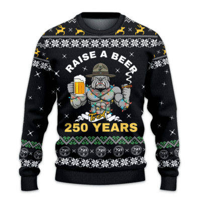 US MARINES 250th Years Of Service All-over-print Sweater