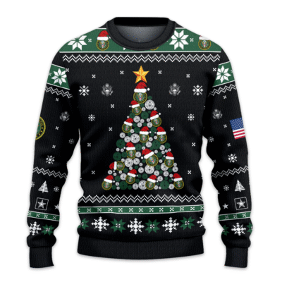 US ARMY 250th Years Of Service All-over Sweater