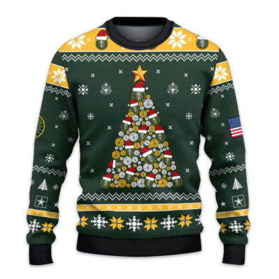 US ARMY 250th Years Of Service All-over Sweater