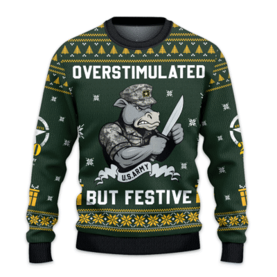 US ARMY 250th Years Of Service All-over Sweater