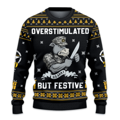 US ARMY 250th Years Of Service All-over Sweater