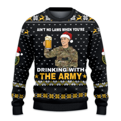US ARMY 250th Years Of Service All-over Sweater