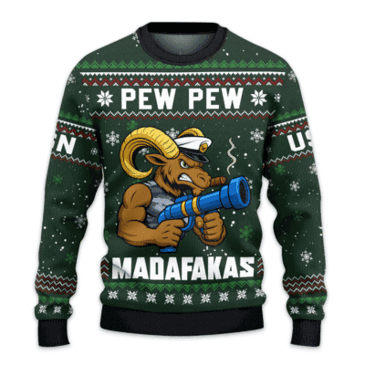 US NAVY 250th Years Of Service All-over Sweater