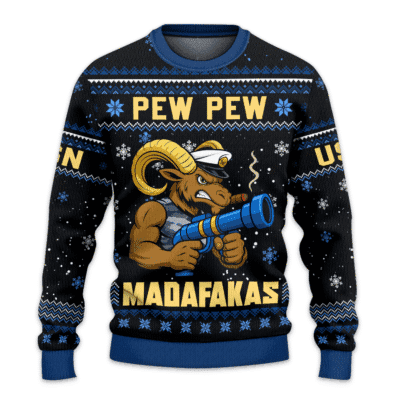 US NAVY 250th Years Of Service All-over Sweater