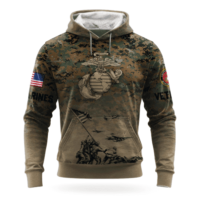 US MARINE 250th Years Of Service All-over Hoodie