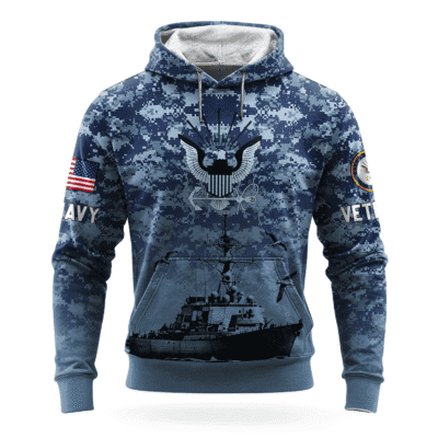 US NAVY 250th Years Of Service All-over Hoodie