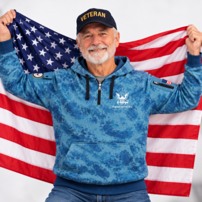 US Navy Quarter Zip Hoodie