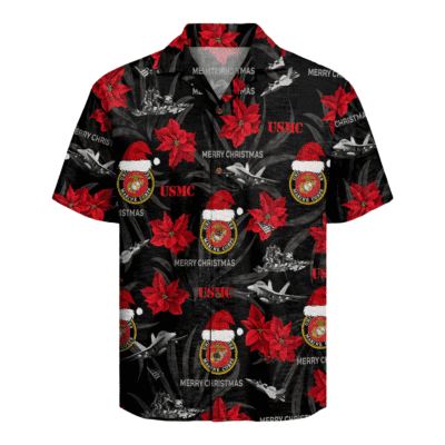 US MARINES 250th Years Of Service Christmas Hawaiian Shirt