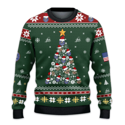 US NAVY SEABEES 250th Years Of Service All-over Sweater