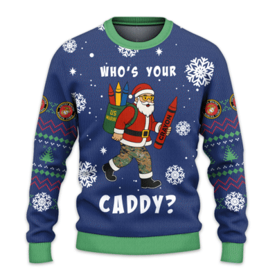 Funny Crayon Eater Santa All-over-print Sweater