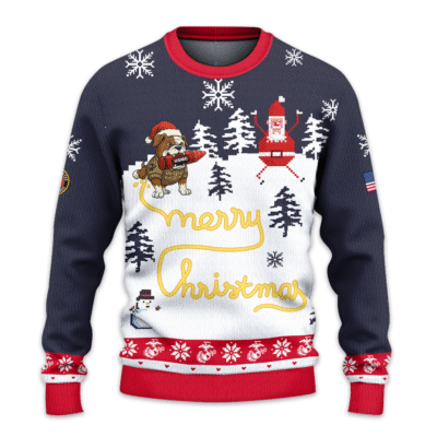 USMC "Yellow Snow" Special Message All-over-print Sweater