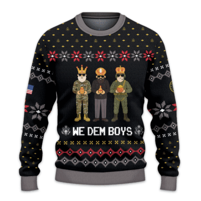 US ARMY We Dem Boys Ugly Christmas All-over-print Sweater