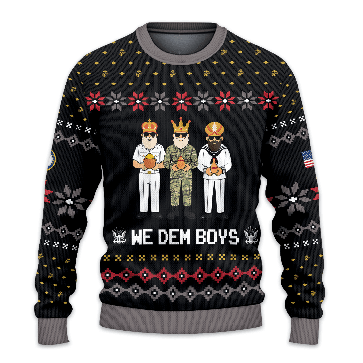 Navy Ugly Christmas Sweaters