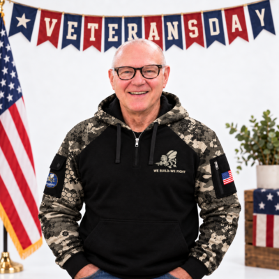 US Navy Seabee Quarter Zip Hoodie