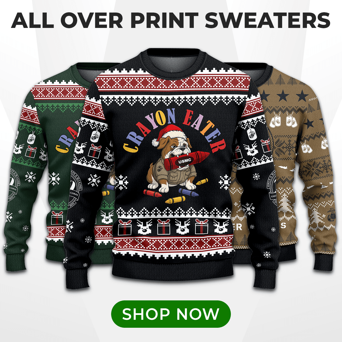 All-over-print Sweaters