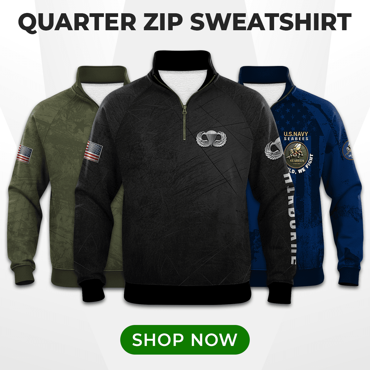 Quarter Zip Sweatshirt