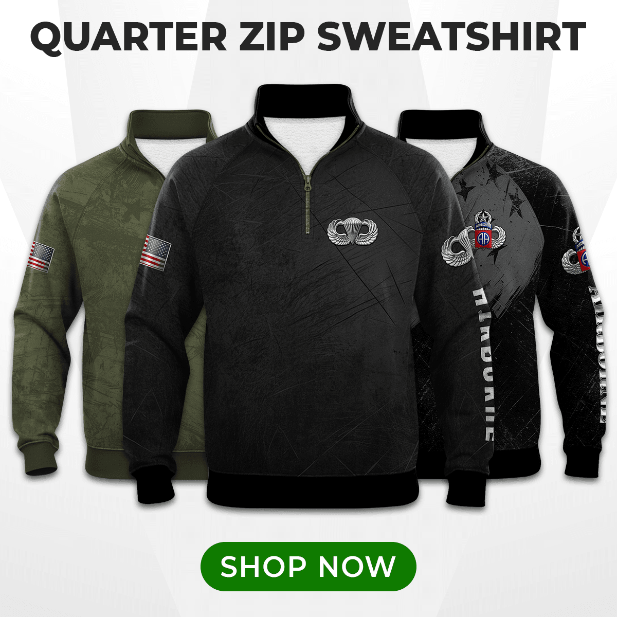 Quarter Zip Sweatshirt