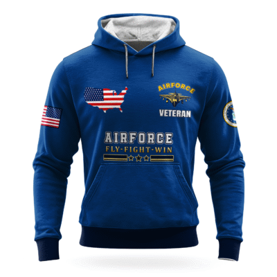 US Air Force 78th Years Of Service All-over Hoodie