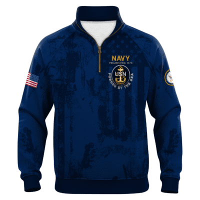 US Navy 250th Years Of Service Quarter Zip Sweatshirt