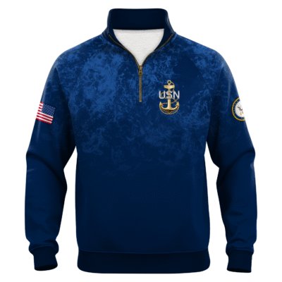 US Navy 250th Years Of Service Quarter Zip Sweatshirt