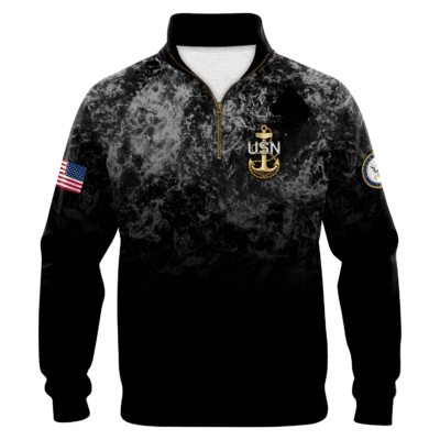 US Navy 250th Years Of Service Quarter Zip Sweatshirt