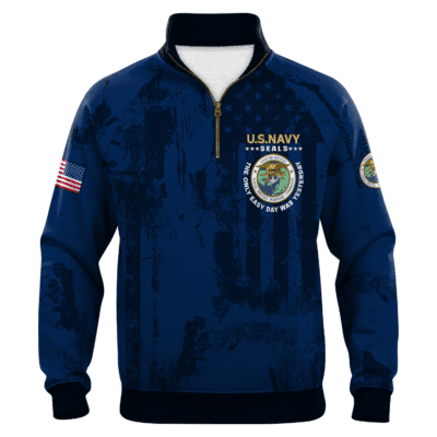 US Navy Naval Special Warface Quarter Zip Sweatshirt