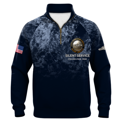 US Navy Submarines Quarter Zip Sweatshirt