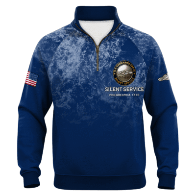 US Navy Submarines Quarter Zip Sweatshirt