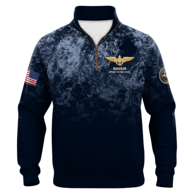 US Navy Navair Quarter Zip Sweatshirt