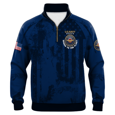 US Navy Navair Quarter Zip Sweatshirt