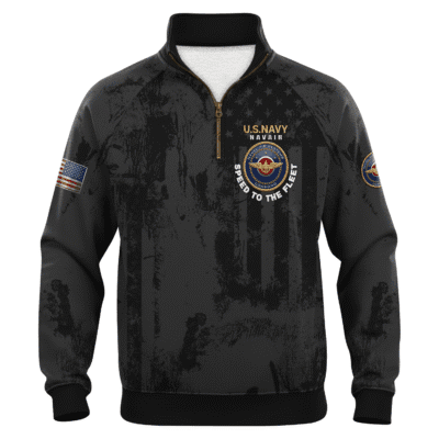 US Navy Navair Quarter Zip Sweatshirt