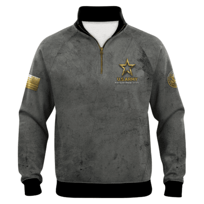 US ARMY 250th Years Of Service Quarter Zip Sweatshirt
