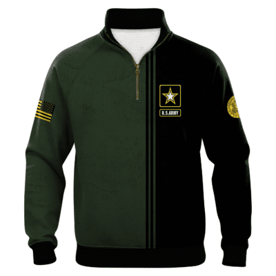 US ARMY 250th Years Of Service Quarter Zip Sweatshirt